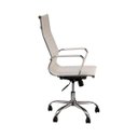 Ver imagem 7 de Cadeira de Escritório Esteirinha Giratória Ergonômica Alta - Branco - 4