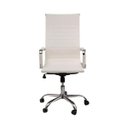 Ver imagem 6 de Cadeira de Escritório Esteirinha Giratória Ergonômica Alta - Branco - 4