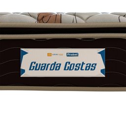Cama Box Casal Marrom + Colchão de Espuma D45 Probel GuardaCostas ProForce Plus 138x188x63cm - 5