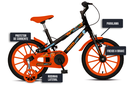 Ver imagem 5 de Bicicleta Dinos Spinossauro Aventuras, Aro 16, Quadro 12, com Freios V-brake, com Rodas de Apoio e C