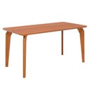 Ver imagem 1 de Mesa Jantar Retangular 1,60 Papaia sem Vidro Madeira/cinamomo