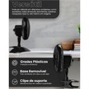 Ver imagem 4 de Micro Ventilador 20cm Mini 127 Volts Black - 19133 - Ventisol