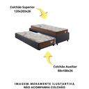 Ver imagem 7 de Bicama Box para Dois Colchões Viúva 120x203 Linho