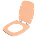 Ver imagem 2 de Assento Sanitário Laqueado Soft Close Stylus Pessego 73 para Vaso Celite
