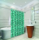 Ver imagem 1 de Cortina de Box Pastilha Verde C/ Ilhos