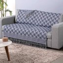 Ver imagem 2 de Manta Xale Rustic Jacquard 1 Pç Azul Pal Lilly Home Enxovais