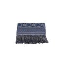 Ver imagem 1 de Manta Xale Rustic Jacquard 1 Pç Azul Pal Lilly Home Enxovais