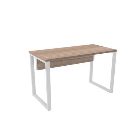 Mesa para Escritório 120x60 Pandin P25Tub - Naturalle/Branco