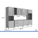 Ver imagem 3 de Cozinha Completa 6 Peças Brilhante C565 Cinamomo/Platina MGM