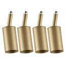 Ver imagem 1 de Conjunto 4 Spots Luminária Elegante Perfilado Dourado em Alumínio Bivolt Mr11 Neo Dital