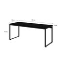 Ver imagem 3 de Mesa de Escritório Kuadra 180cm Industrial Preto E Ônix