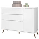 Ver imagem 1 de Cômoda Pés Palito Sapateira Alice 100% MDF Infantil/ Juvenil Branco