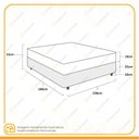 Ver imagem 2 de Cama Box + Colchão de Casal Ortobom D45 Iso 150 138x188x53cm