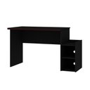 Ver imagem 7 de Mesa Gamer Escrivaninha com Nichos 133,8cm Preto Acetinado