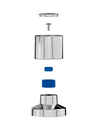 Ver imagem 2 de Acabamento Registro Madri Chrome C40 3/4 (base Docol) - Levo