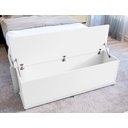 Ver imagem 4 de Baú Banco Luca Branco - Casa D Móveis