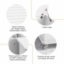 Ver imagem 6 de Baú Banco Luca Branco - Casa D Móveis