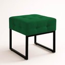 Ver imagem 7 de Poltrona Sala e Puff Decorativo Industrial Elisa Veludo D03 - D’Rossi
