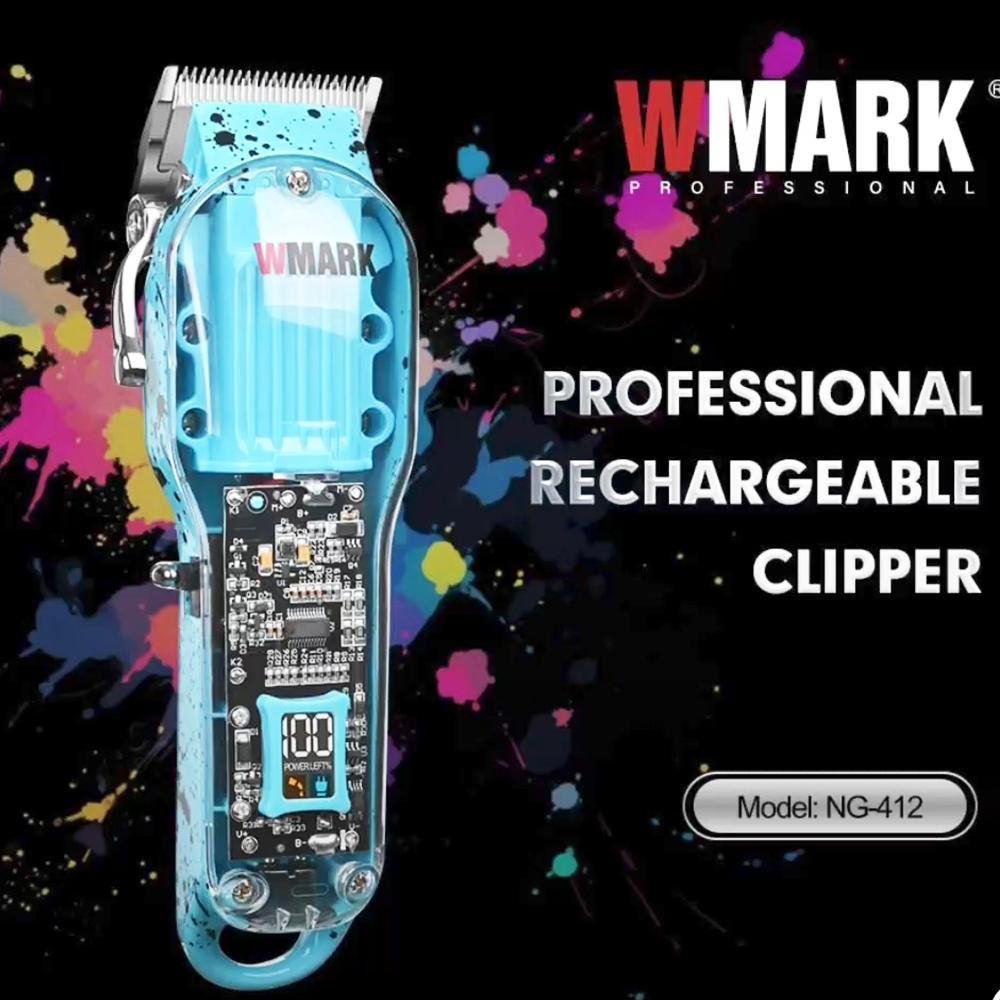 Máquina de Cortar Cabelo Wmark Ng412 - 8 Pentes Guia - 5