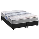 Ver imagem 1 de Cama Box Queen: Colchão Espuma D45 Probel Guarda Costas + Base CRC Suede Gray(158x198)