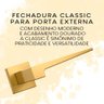 Fechadura para Porta Quarto Sala Externa 55mm Dourada Stam - 4