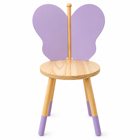 Cadeira Infantil Borboleta para Quarto e Brinquedoteca Decoração