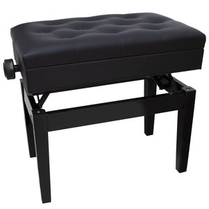 Banco de Piano com Regulagem Ba 3 Preto Alan