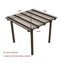 Ver imagem 5 de Kit Policarbonato Cristal 4mm 2,00m X 3,00m - Perfis Naturais