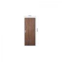 Ver imagem 3 de Kit Porta de Madeira Lisa 212x65cm com Batente de Alumínio 3,6cm Ecomadeiral MGM Abertura Esquerda Marrom/Carvalho Quebec