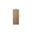 Ver imagem 3 de Kit Porta de Madeira Lisa 212x65cm com Batente de Alumínio 3,6cm Ecomadeiral MGM Abertura Esquerda Marrom/Carvalho Alpha