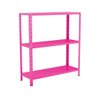 Estante Aço 3 Prateleiras Eaf007 Rosa - 1