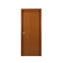 Ver imagem 1 de Kit Porta de Madeira Lisa 215x74cm com Batente de MDF Ultra 10cm Melamínica MGM Abertura Direita Marrom/Mogno