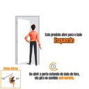 Ver mais imagens de Kit Porta de Madeira Lisa 215x74cm com Batente de MDF Ultra 10cm Melamínica MGM Abertura Esquerda Ma