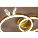 Ver imagem 2 de Lustre de Teto Borboleta com 2 Arcos Redondo LUXVIE