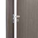 Ver imagem 4 de Kit Porta de Madeira Lisa 215x74cm com Batente de MDF Ultra 10cm Melamínica MGM Abertura Esquerda Ma