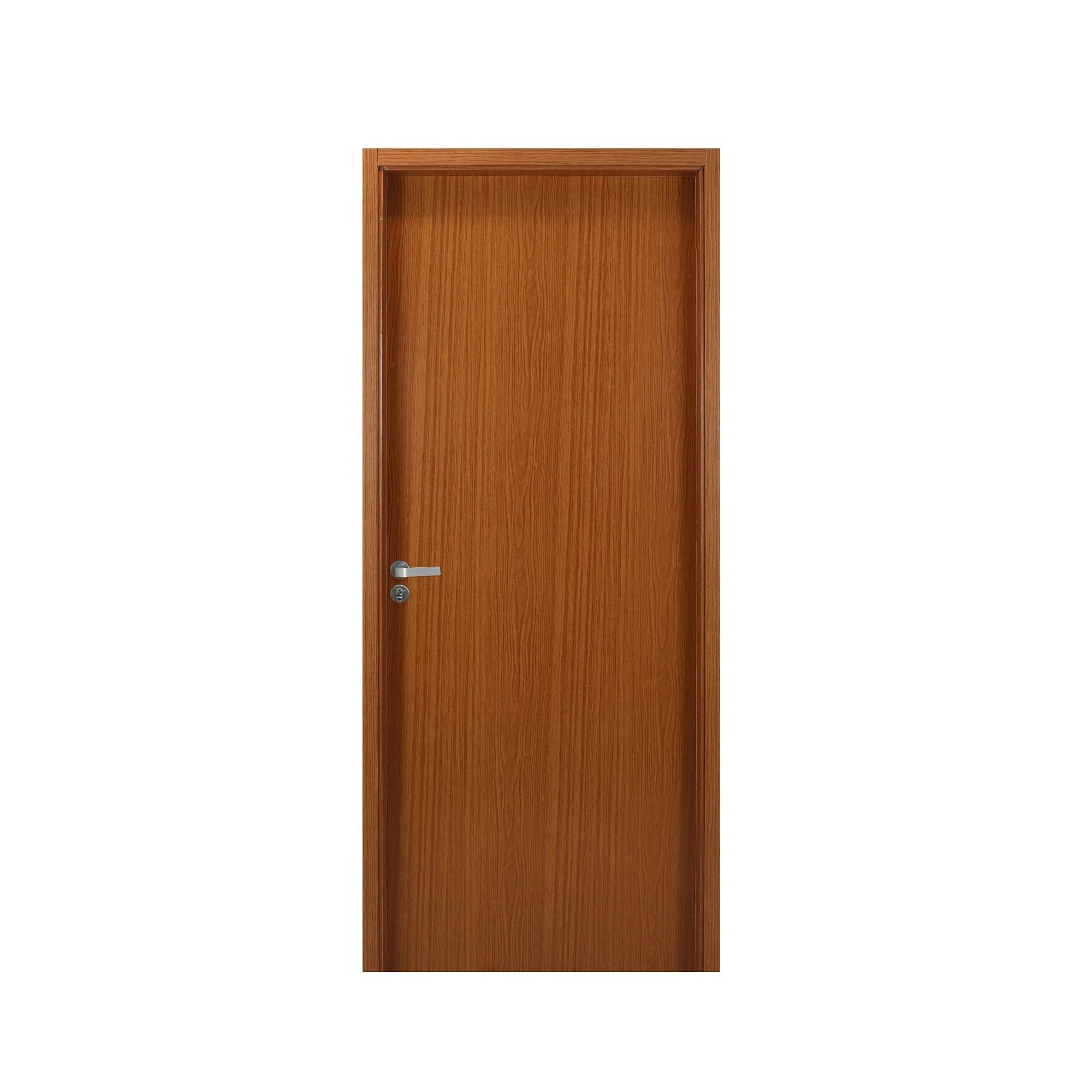 Kit Porta de Madeira Lisa 215x64cm com Batente de MDF Ultra 10cm