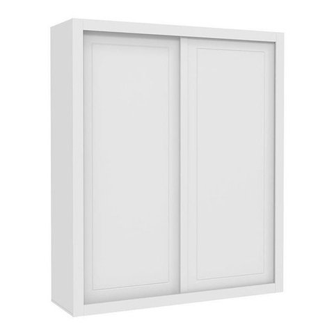 Guarda-Roupa Tutto New 2 Portas Deslizantes Cor Branco