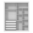 Ver imagem 2 de Guarda-Roupa Tutto New 2 Portas Deslizantes Cor Branco