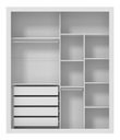 Ver imagem 2 de Guarda-Roupa Tutto New 2 Portas Deslizantes Cor Branco