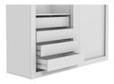 Ver imagem 3 de Guarda-Roupa Tutto New 2 Portas Deslizantes Cor Branco