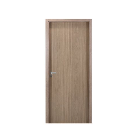 Kit Porta de Madeira Lisa 215x64cm com Batente de Mdf Ultra 10cm Melamínica Mgm Abertura Direita