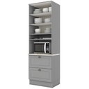 Ver imagem 2 de Torre Quente 71,5cm com Rodapé para 1 Forno com 2 Gavetões 2 Portas Sophia Henn