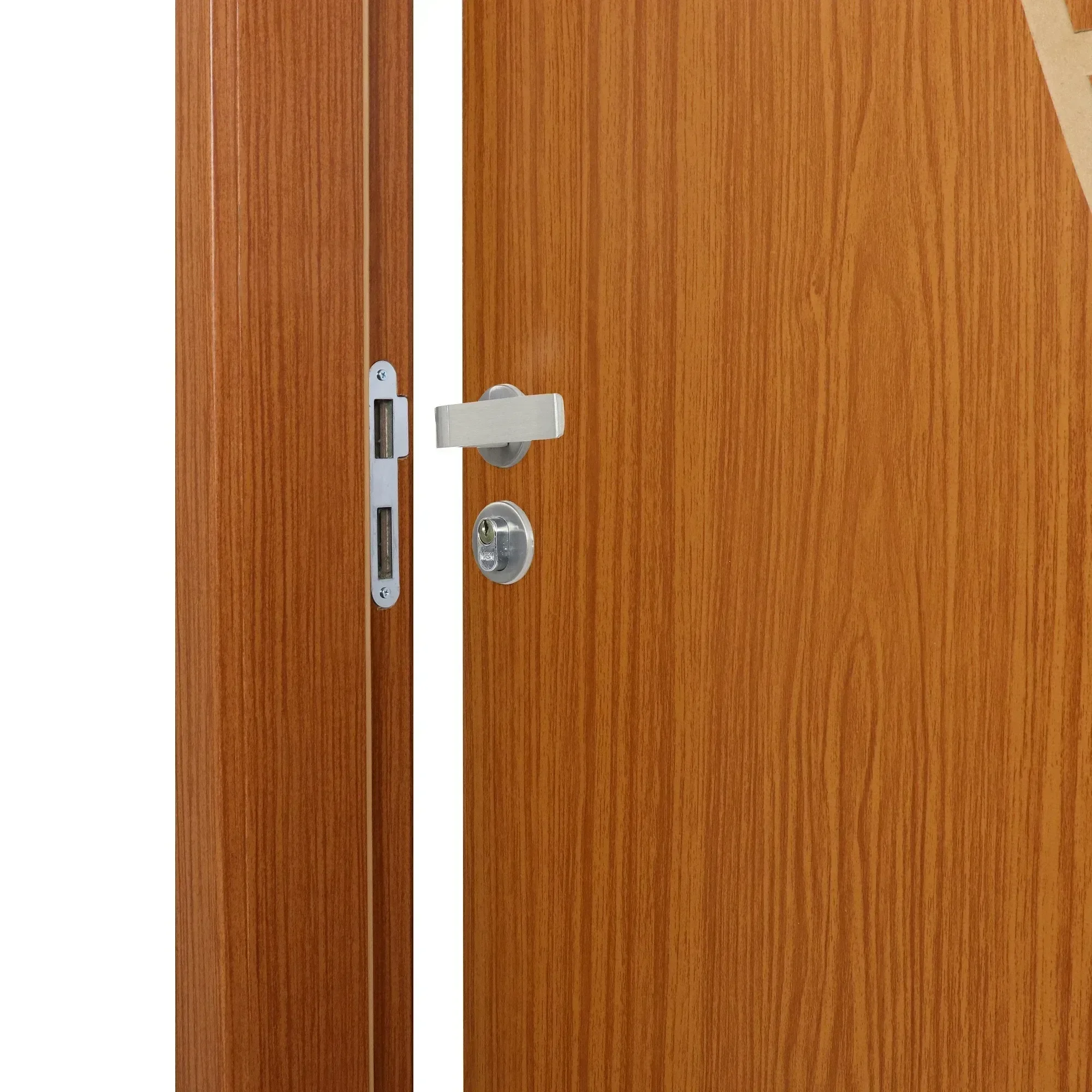 Ver imagem 6 de Kit Porta de Madeira Decorada 215x64cm com Batente de MDF Ultra 10cm Cantareira MGM