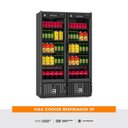 Ver imagem 2 de Visa Cooler Multiportas Resfriados 2 Portas 0 a 7 ºC VCM2PPP Preto/Preto 220V - Refrimate