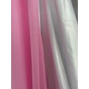 Ver imagem 4 de Cortina no Tecido Voil Rosa com Forro Cetim Branco - 2,30l X 2,60a