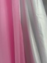 Ver imagem 4 de Cortina no Tecido Voil Rosa com Forro Cetim Branco - 2,30l X 2,60a