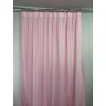 Cortina no Tecido Voil Rosa com Forro Cetim Branco - 2,30l X 2,60a - 3