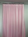 Ver imagem 3 de Cortina no Tecido Voil Rosa com Forro Cetim Branco - 2,30l X 2,60a