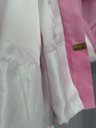 Ver imagem 6 de Cortina no Tecido Voil Rosa com Forro Cetim Branco - 2,30l X 2,60a