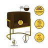 Kit Sofá 2 Lugares + 2 Poltronas Corino para Recepção Gold Cor:marrom - 7